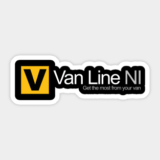 Van Line NI Logo - Dark Sticker